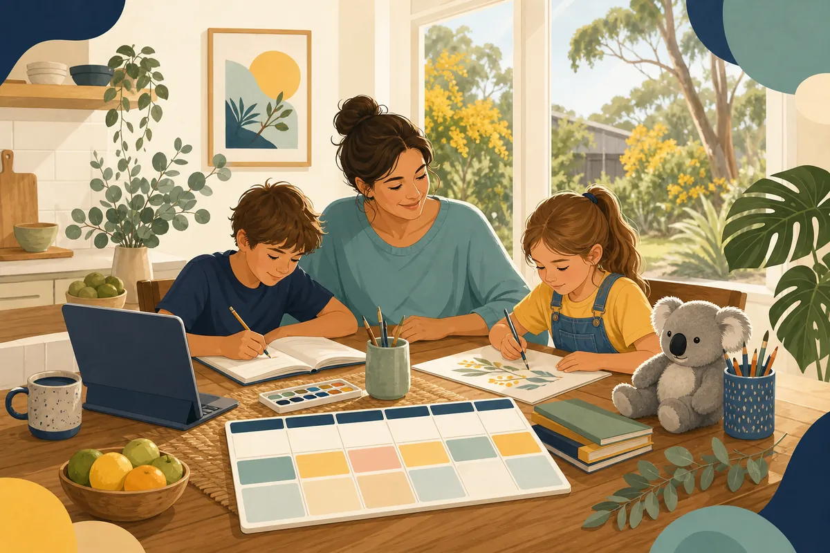 A Realistic Weekly Homeschool Schedule for Australian Families